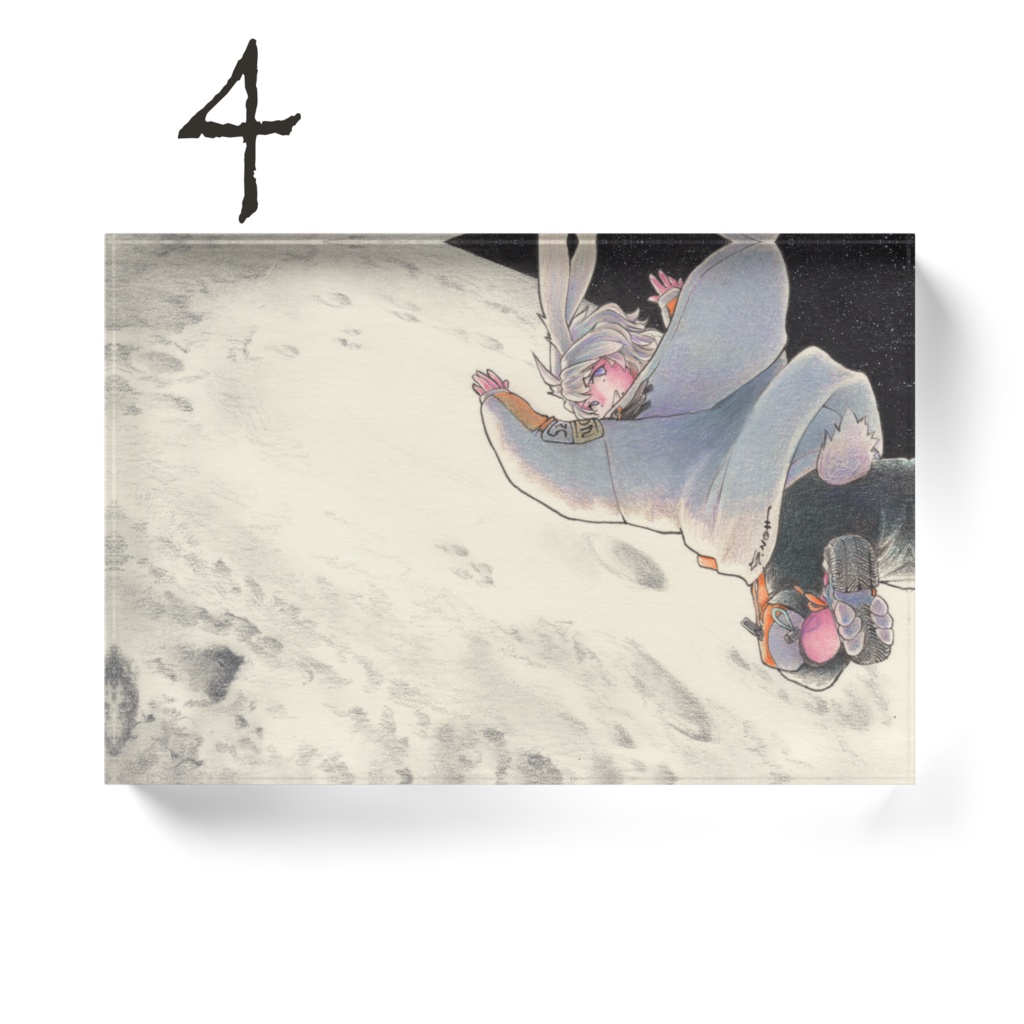 Moon Rabbits アクリルブロック