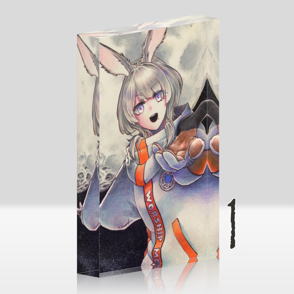 Moon Rabbits アクリルブロック
