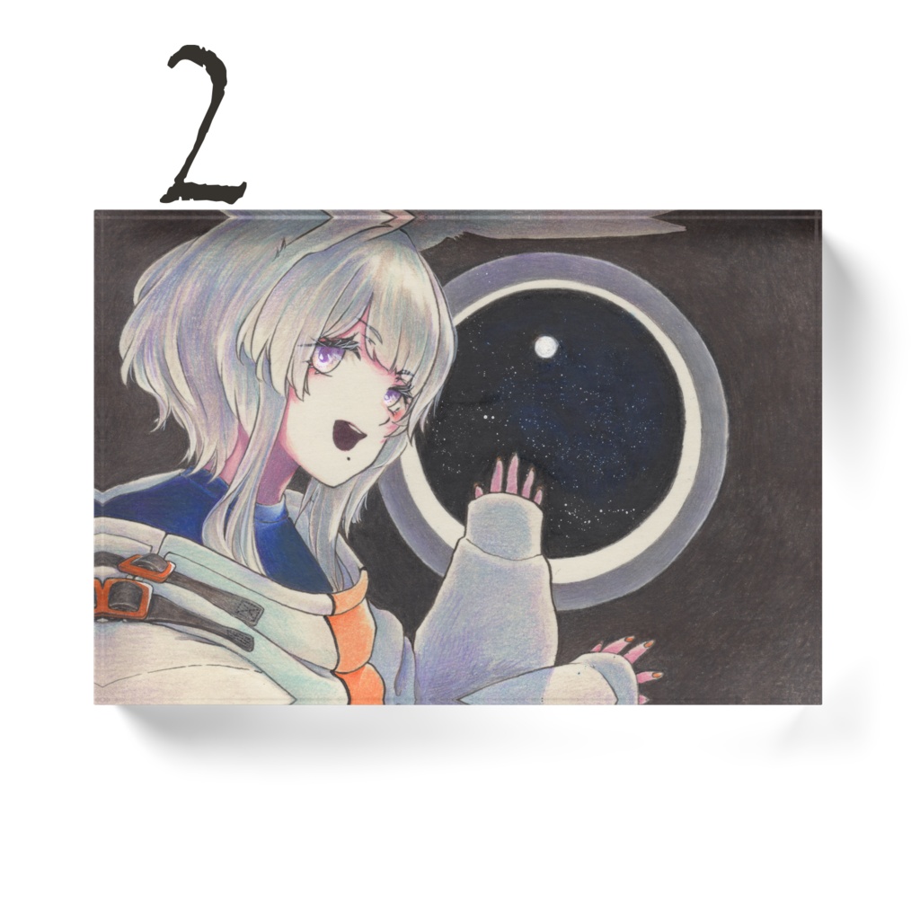 Moon Rabbits アクリルブロック