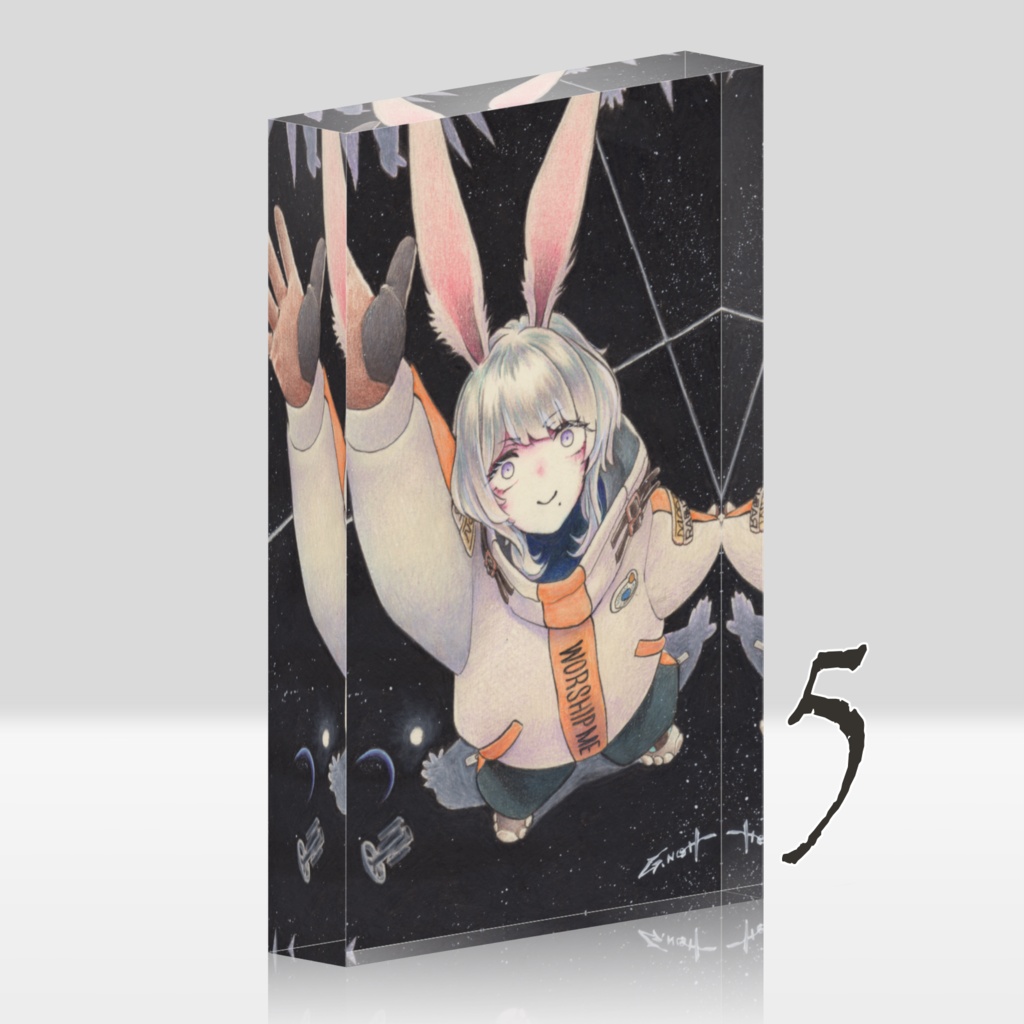 Moon Rabbits アクリルブロック