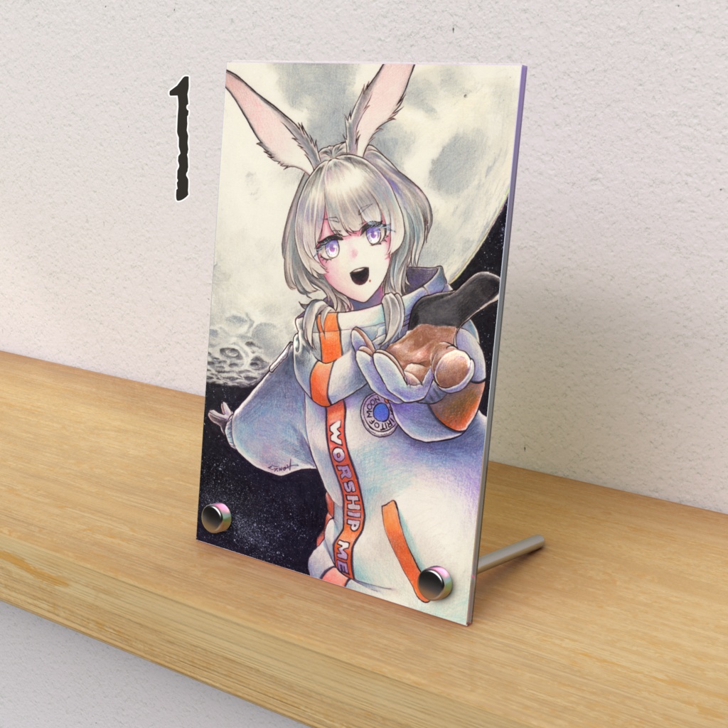 Moon Rabbits アクリルフォトパネル