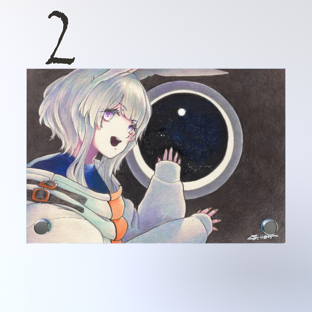 Moon Rabbits アクリルフォトパネル