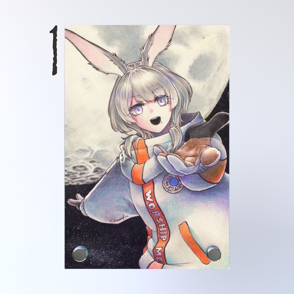 Moon Rabbits アクリルフォトパネル