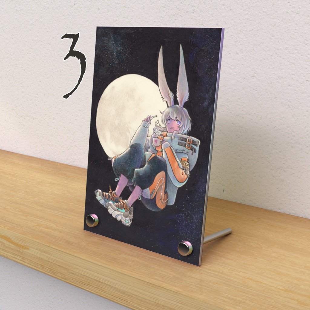 Moon Rabbits アクリルフォトパネル