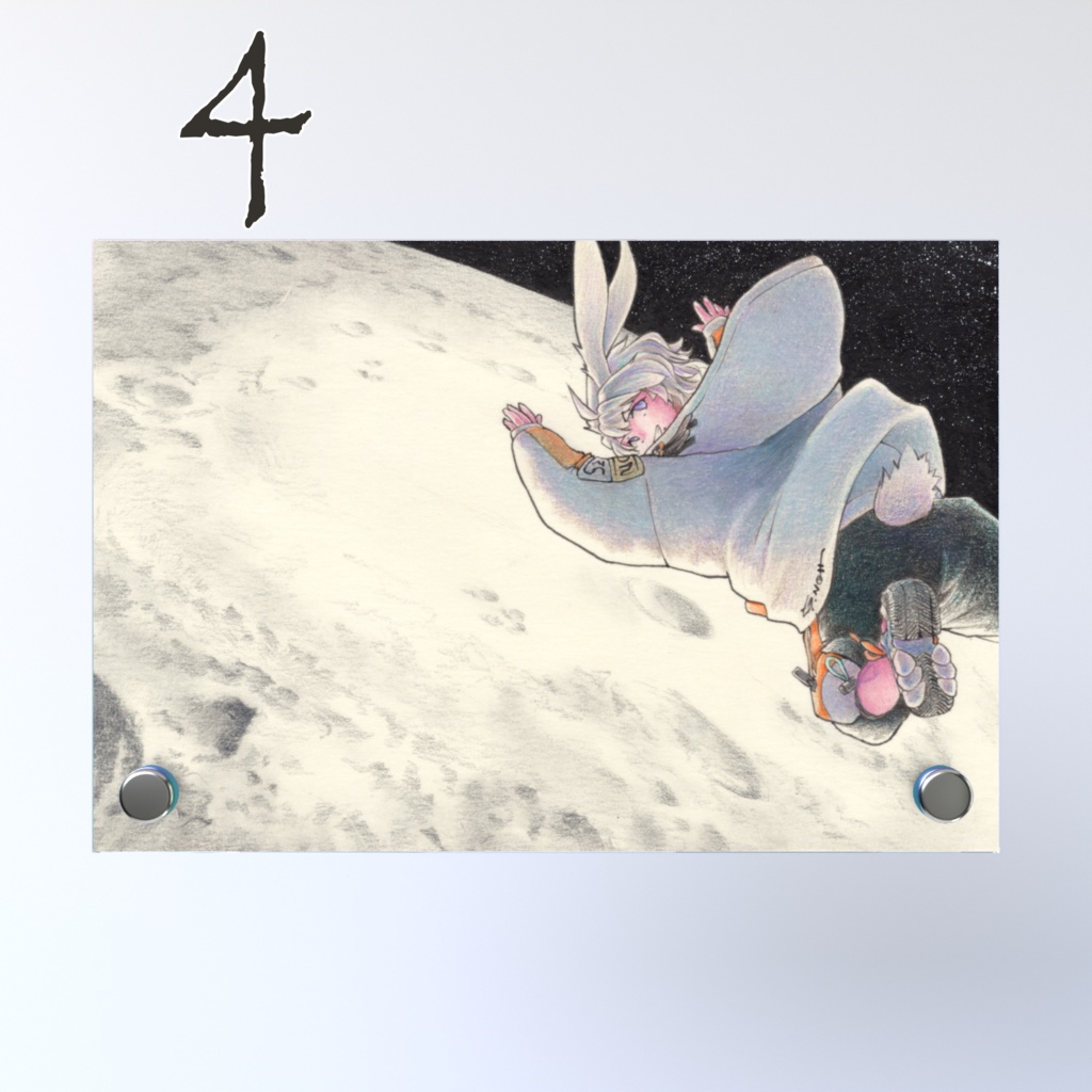 Moon Rabbits アクリルフォトパネル