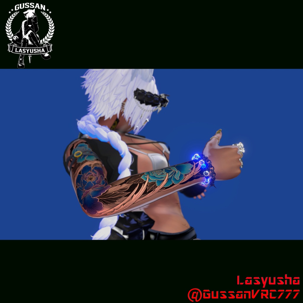 『SOUKA』-蒼華- タトゥーデザインデカール