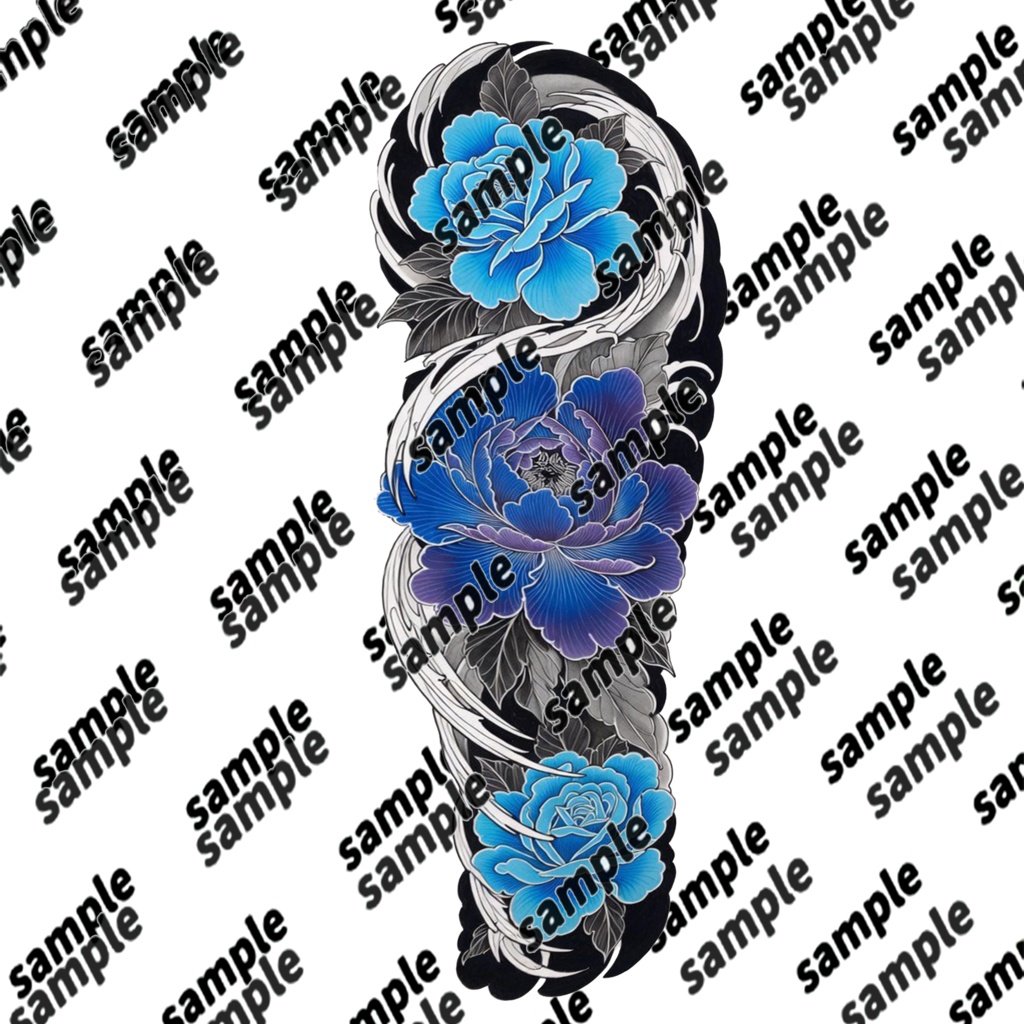 『SOUKA』-蒼華- タトゥーデザインデカール