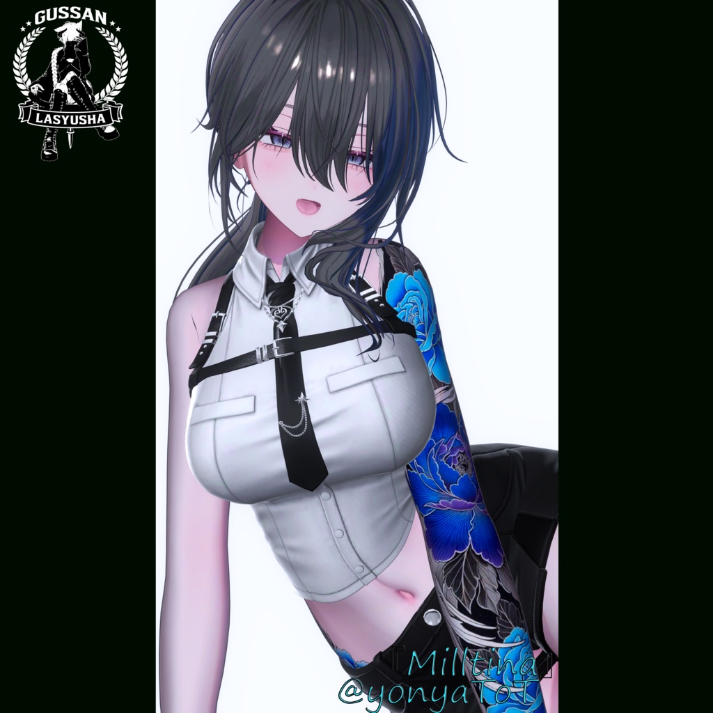 『SOUKA』-蒼華- タトゥーデザインデカール