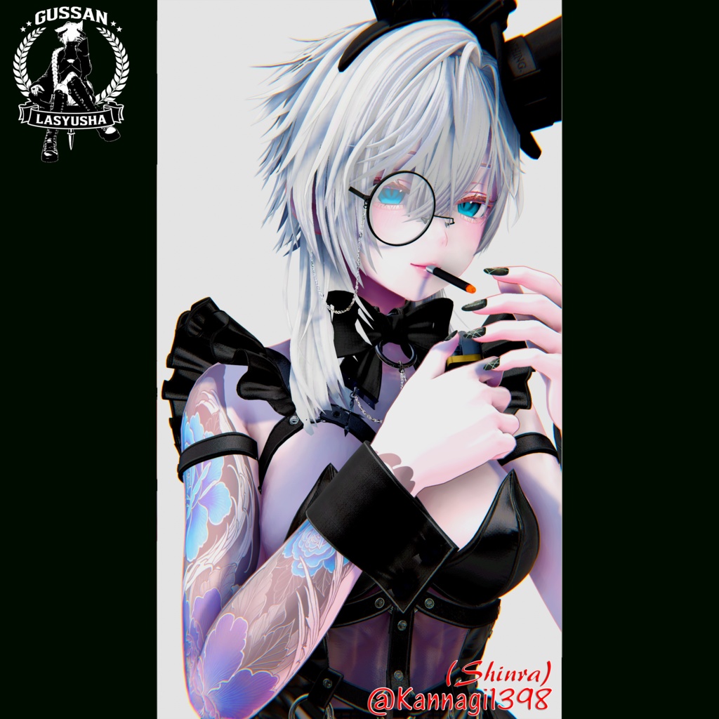 『SOUKA』-蒼華- タトゥーデザインデカール