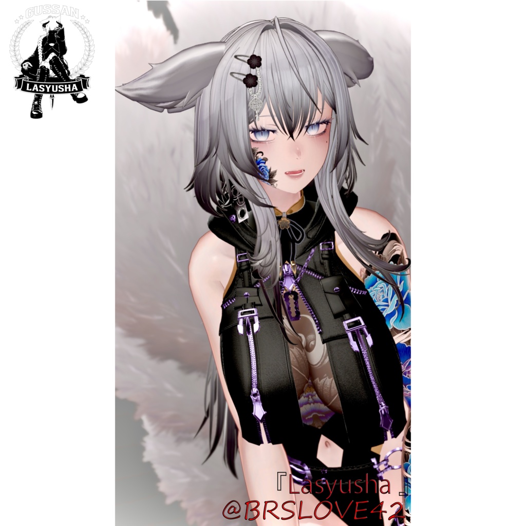 『SOUKA』-蒼華- タトゥーデザインデカール