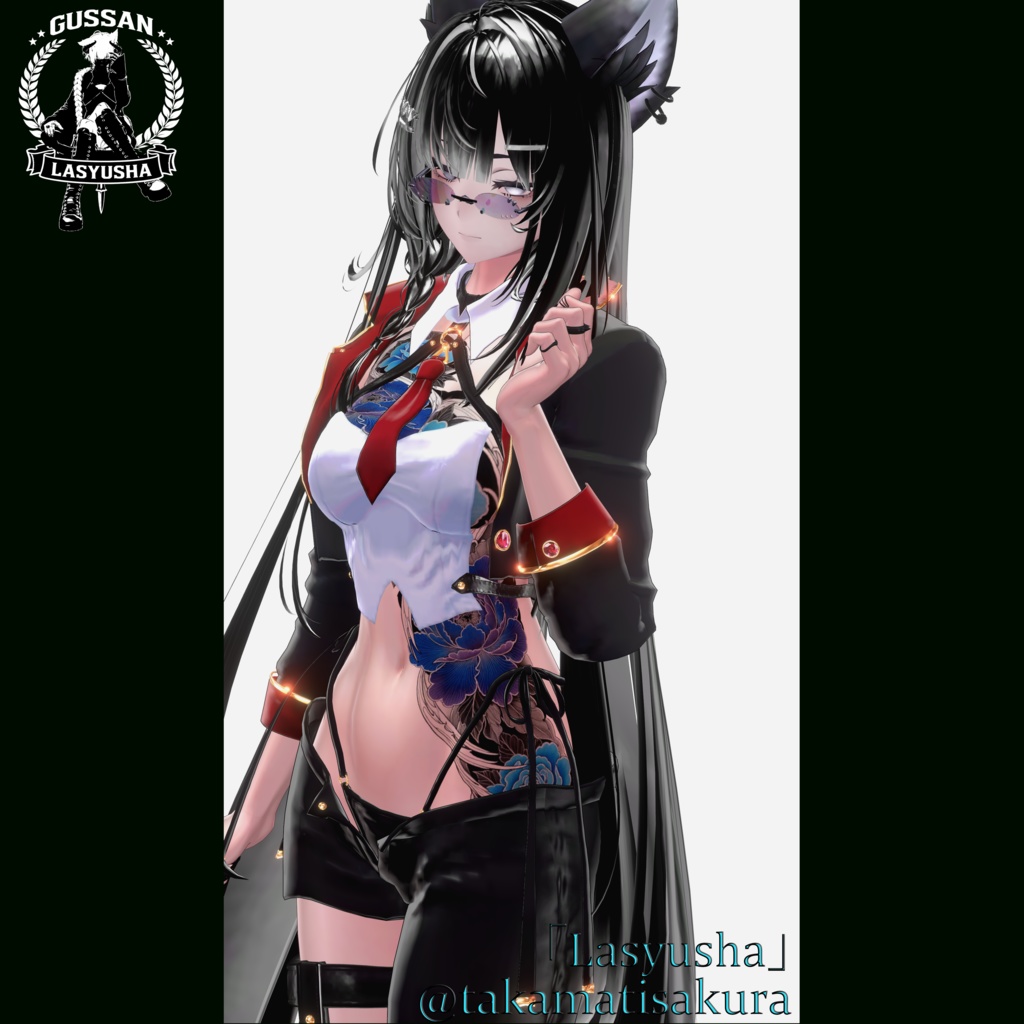 『SOUKA』-蒼華- タトゥーデザインデカール