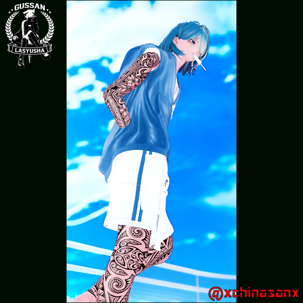 『Hau oli 【幸せ】ハウオリ』タトゥーデカール GSshop 7/7 12:00までセール中!!
