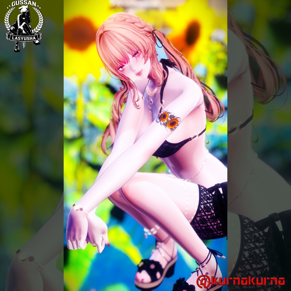 『San Flower』タトゥーデカール GSshop