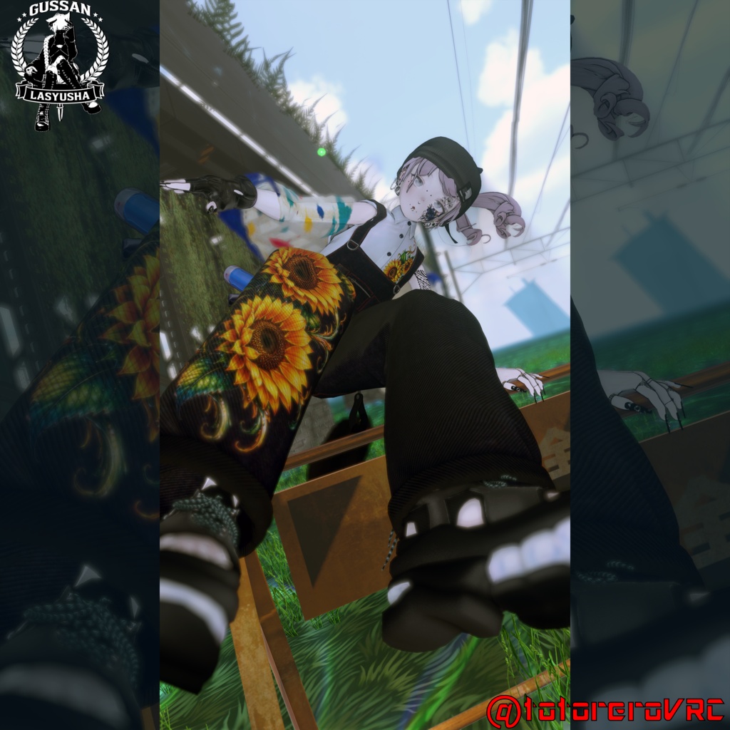 『San Flower』タトゥーデカール GSshop