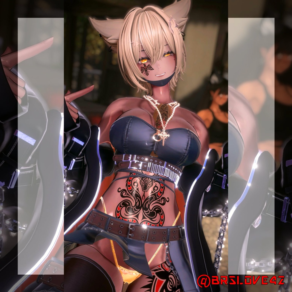 販売より3日間セール中『Earth Anima』タトゥーデカール GSshop