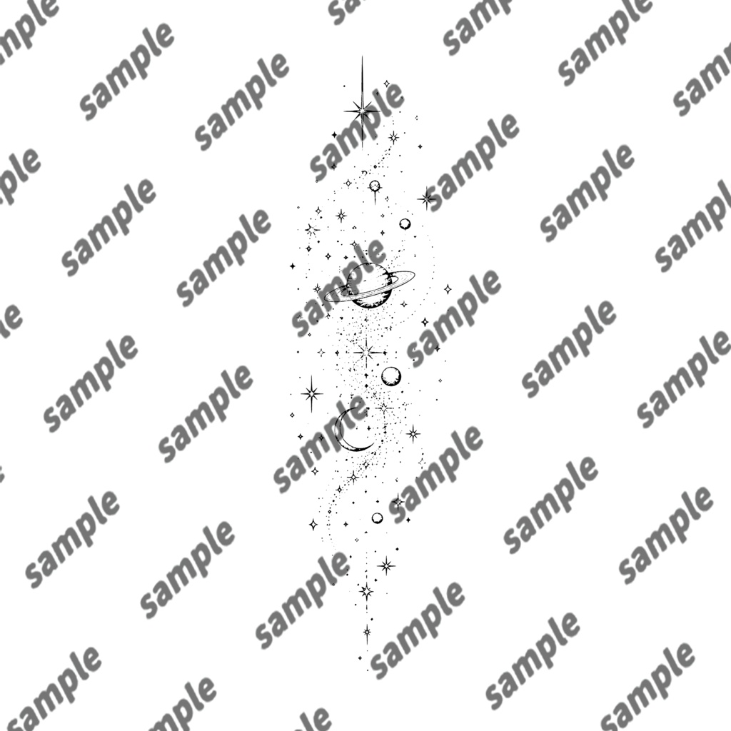 10/2-10/4セール期間『Caelum(カエルム)』タトゥーデカール GSshop