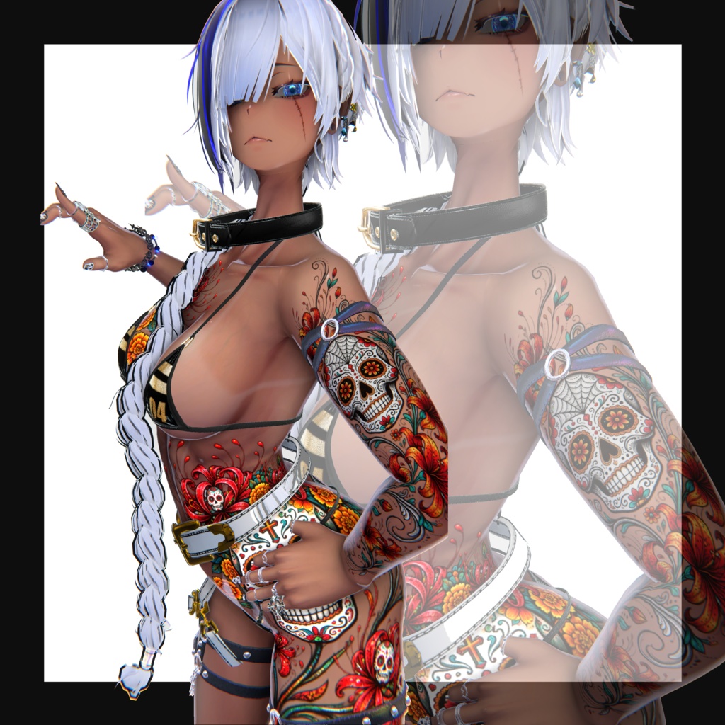 『Recuerdame【私を忘れないで】』メキシカンタトゥーデカール GSshop