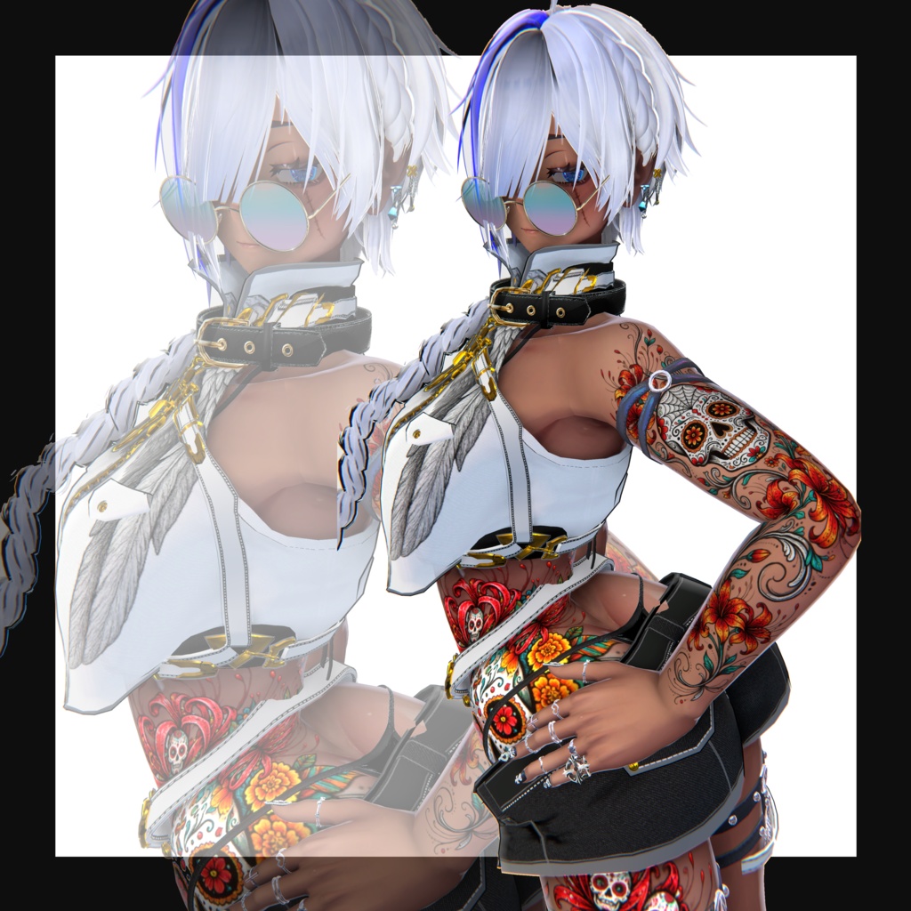 『Recuerdame【私を忘れないで】』メキシカンタトゥーデカール GSshop