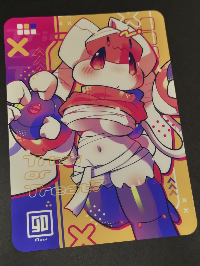 A5下敷き うさぎロボ娘