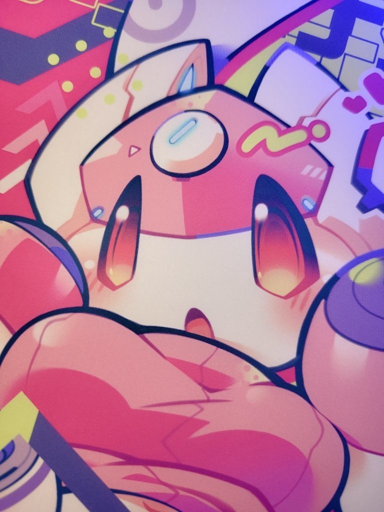 A5下敷き うさぎロボ娘