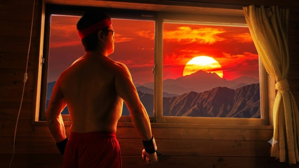 夕陽に沈む鋼の詩