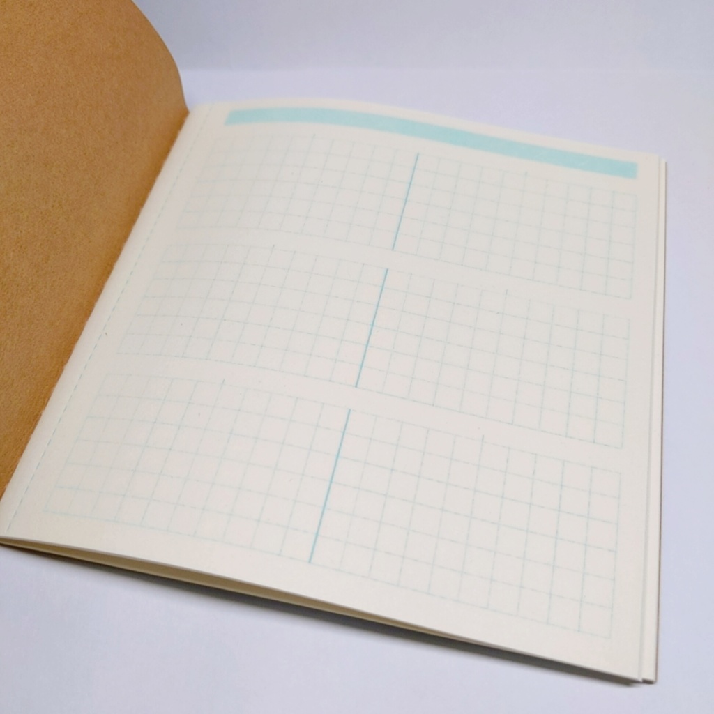 よこなが6ブロックノート