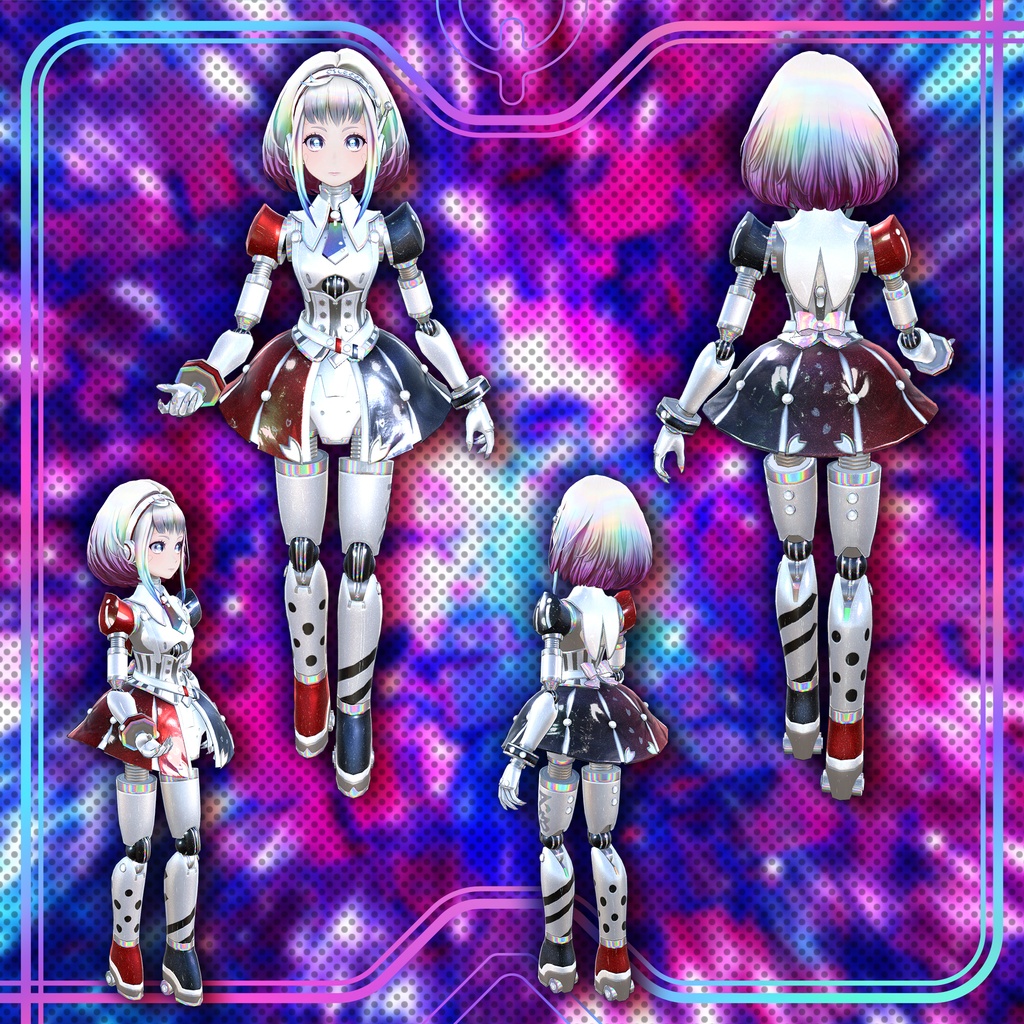 VRChat向けアバター 量産型アリスクリュームtype-盃