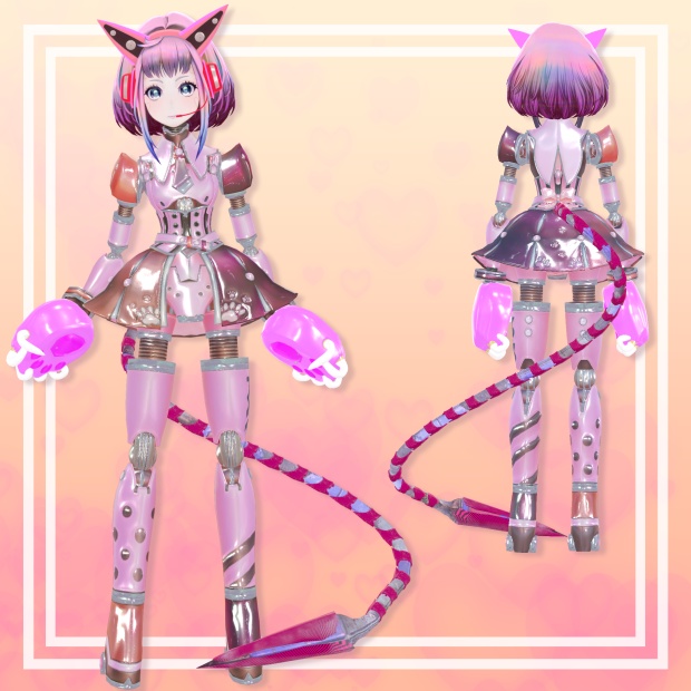 VRChat向けアバター 量産型アリスクリューム type-cat