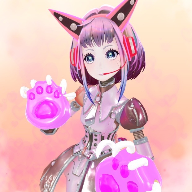 VRChat向けアバター 量産型アリスクリューム type-cat