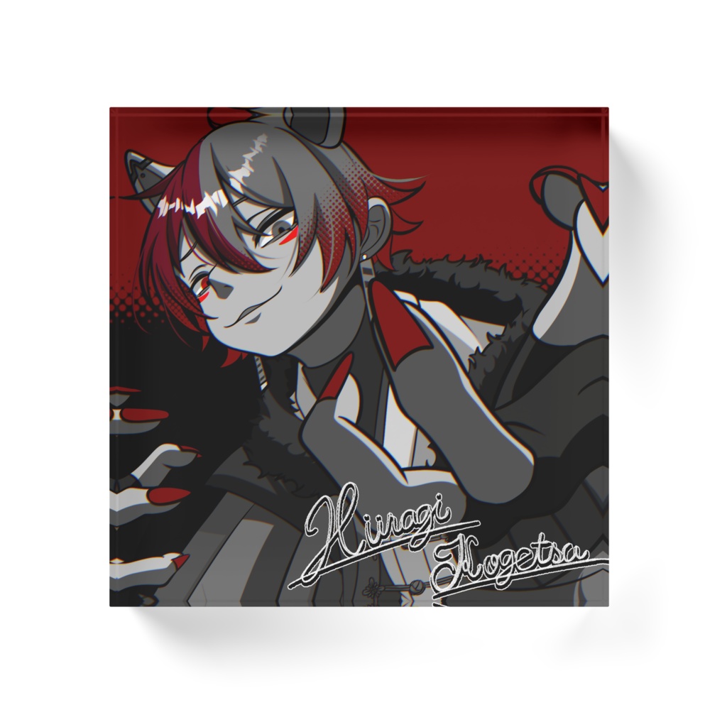 闇堕ち風アクリルブロック