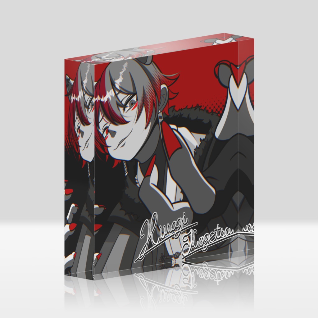 闇堕ち風アクリルブロック