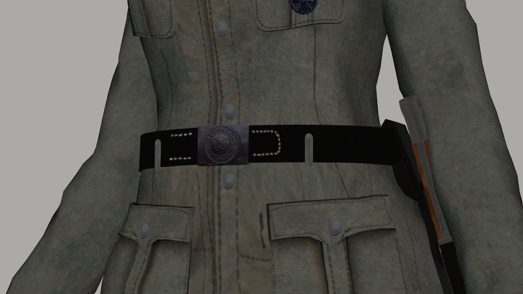 昔のドイツ軍のばっくるとかべると