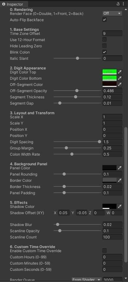 【VRChat】AkunDigitalClock【無料】