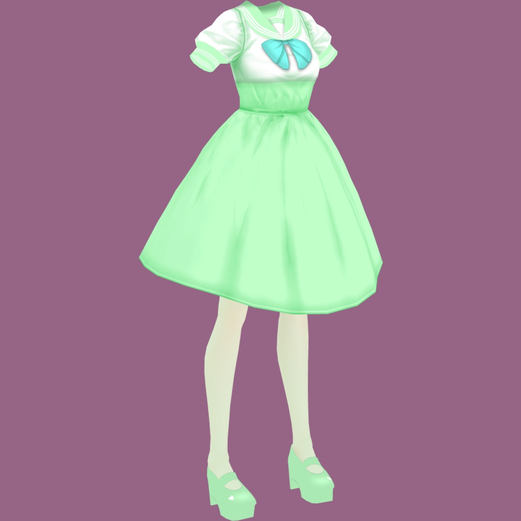 セーラーワンピ【VRoidStudioベータ版 ワンピース用テクスチャ】