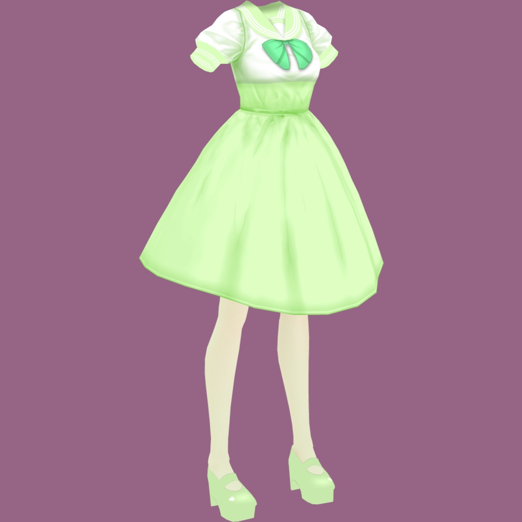 セーラーワンピ【VRoidStudioベータ版 ワンピース用テクスチャ】