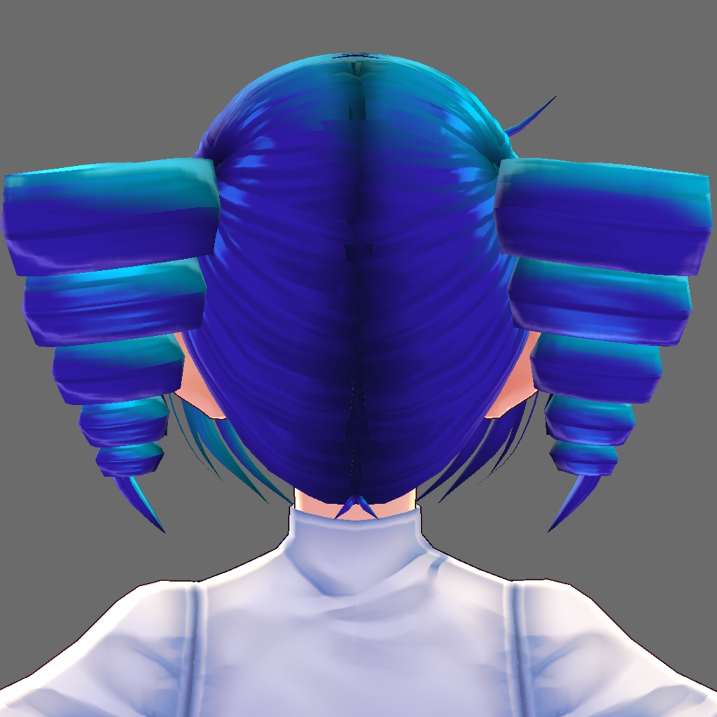 ドリルツインテ【VRoidStudioベータ版 ヘアプリセット】