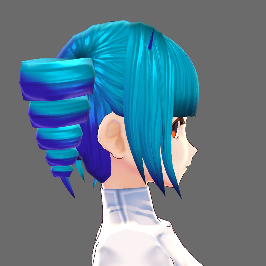 ドリルツインテ【VRoidStudioベータ版 ヘアプリセット】