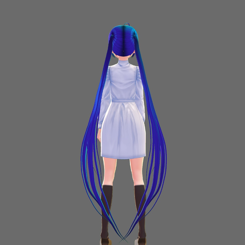 VRoid Studio 髪型プリセット ロングツインテール