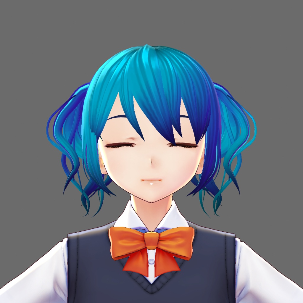 くしゅツインテ【VRoidStudioベータ版 ヘアプリセット】