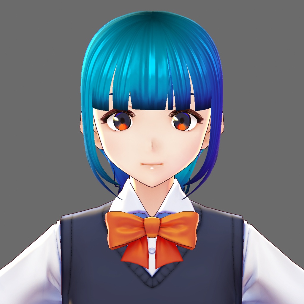 1つのフィッシュボーン【VRoidStudioベータ版 ヘアプリセット】