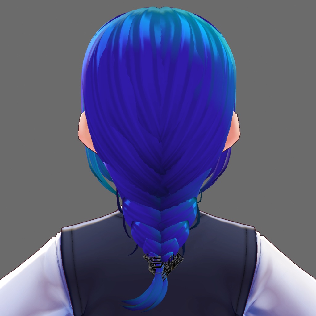 1つのフィッシュボーン【VRoidStudioベータ版 ヘアプリセット】