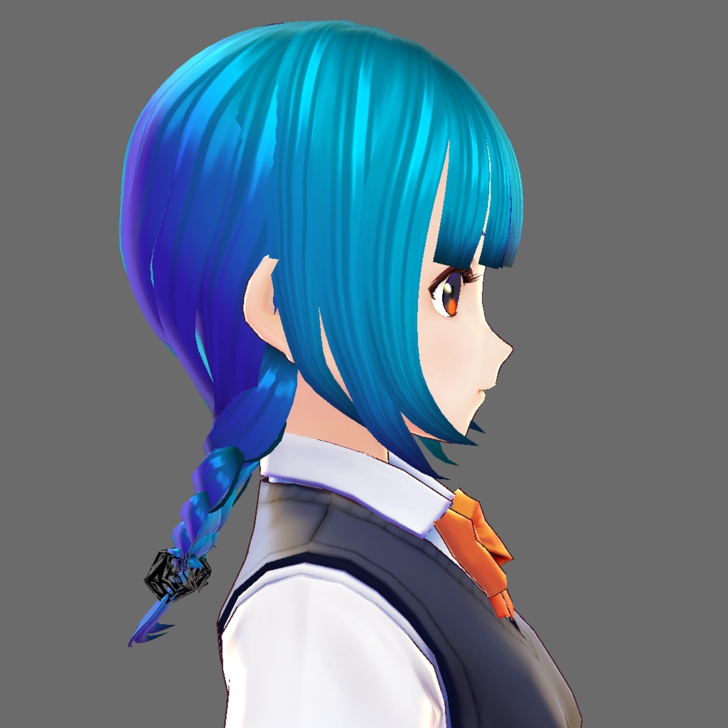 1つのフィッシュボーン【VRoidStudioベータ版 ヘアプリセット】