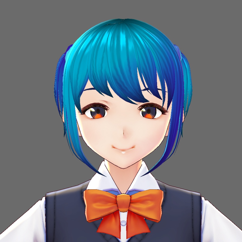 ぴょこツインテール【VRoidStudioベータ版 ヘアプリセット】