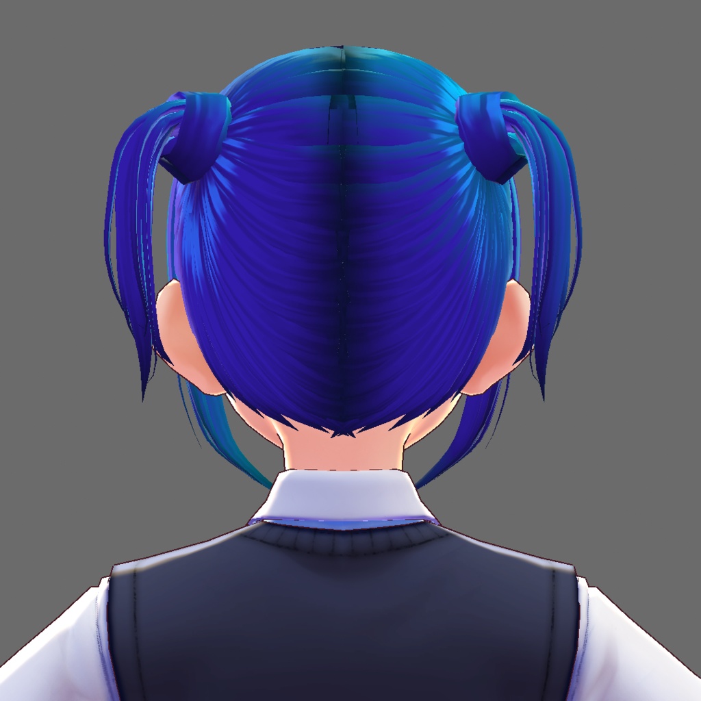 ぴょこツインテール【VRoidStudioベータ版 ヘアプリセット】