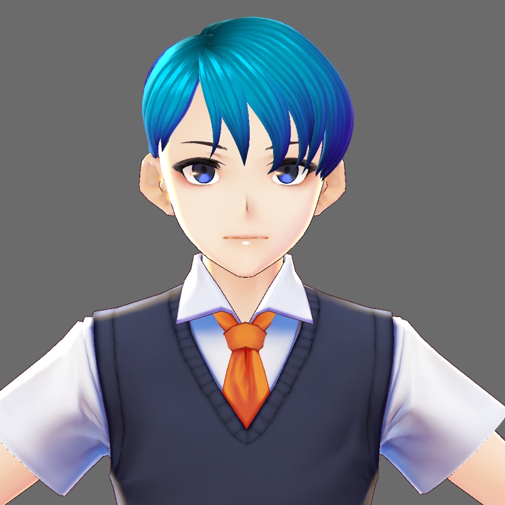 men's01【VRoidStudioベータ版 ヘアプリセット】