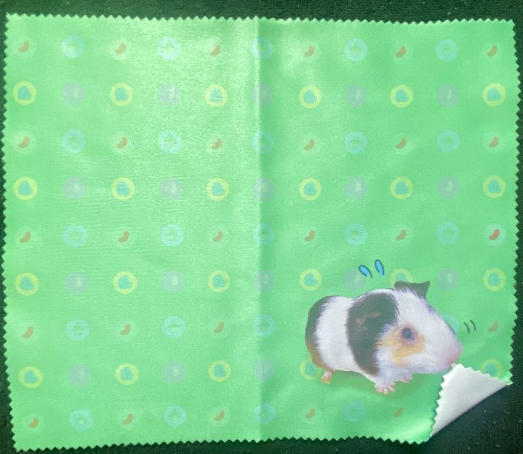 ぼんじりボンちゃん はし噛みメガネ拭き