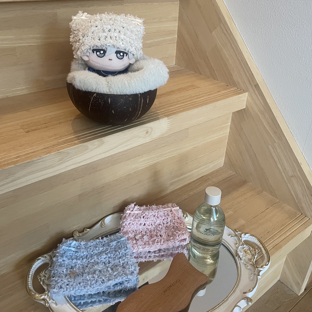 Ribbon like cat beanie🐈🎀