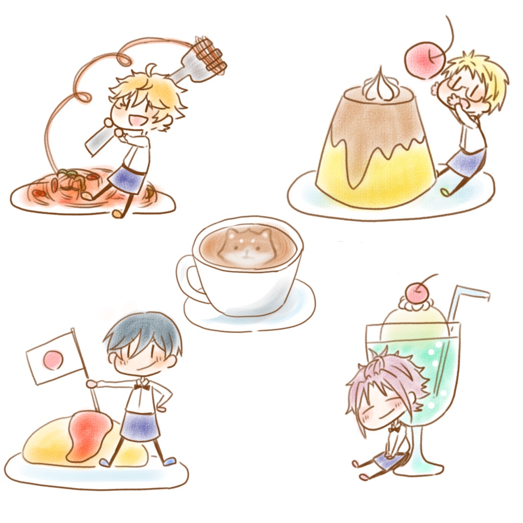 喫茶とりすたフレークシール