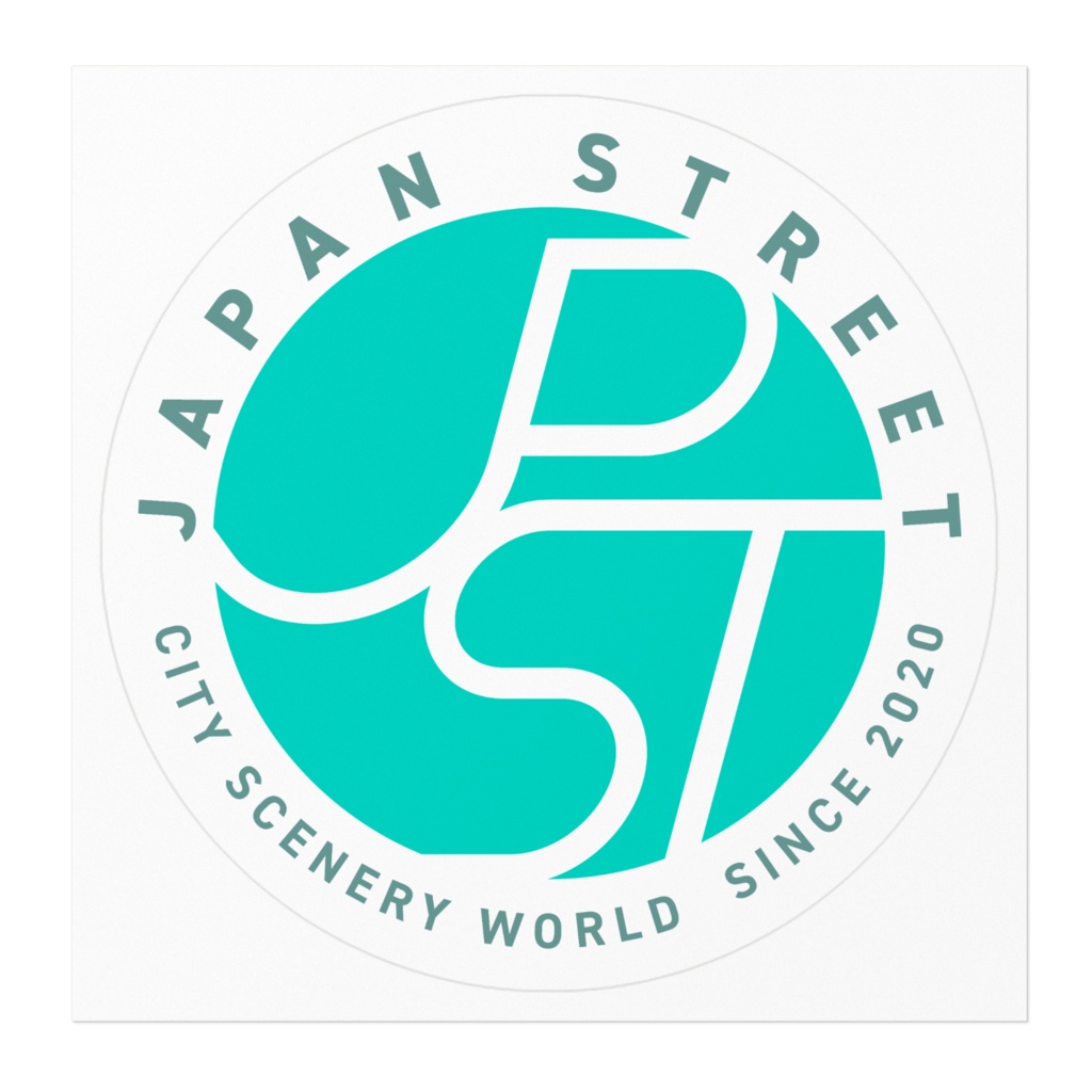 VRChatワールド「Japan Street」ロゴステッカー