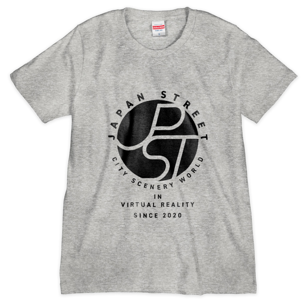 VRChatワールド「Japan Street」Tシャツ(シルクスクリーン印刷)